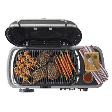 Weber Traveler Portable Gas Grill Black Outdoor Cooking