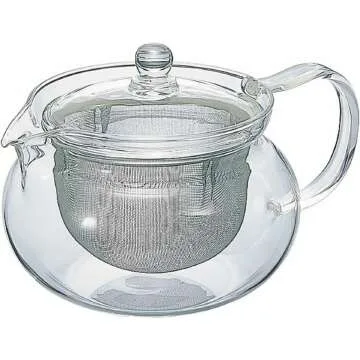 Hario ChaCha Kyusu Maru Teapot 700 mL Heatproof Glass