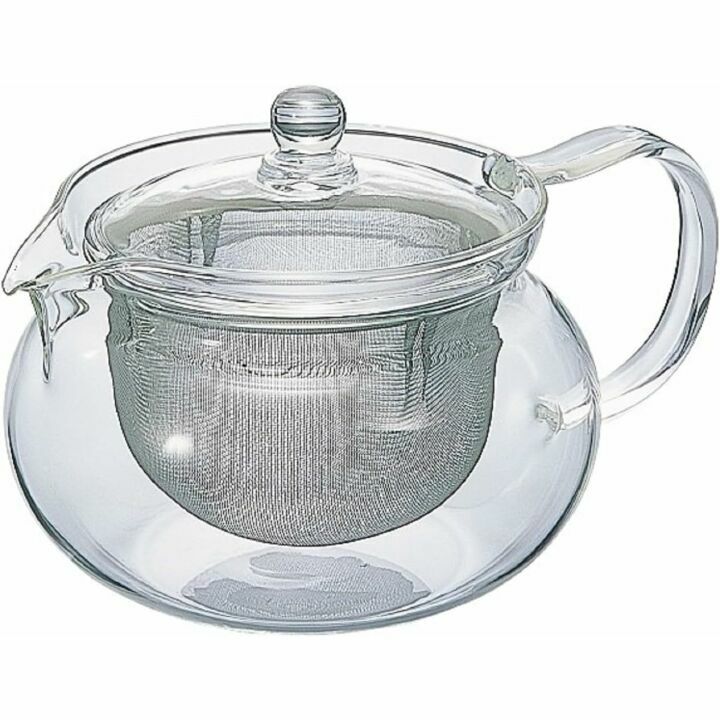 Hario ChaCha Kyusu Maru Teapot 700 mL Heatproof Glass