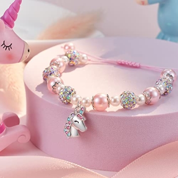 Unicorn Birthday Gifts for 5 Year Old Girls Jewelry