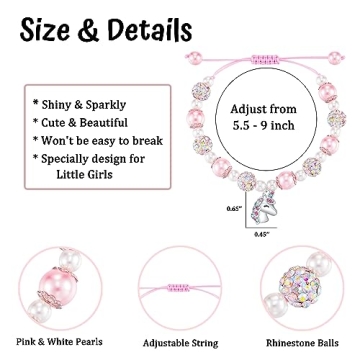 Unicorn Birthday Gifts for 5 Year Old Girls Jewelry