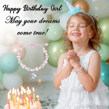 Unicorn Birthday Gifts for 5 Year Old Girls Jewelry