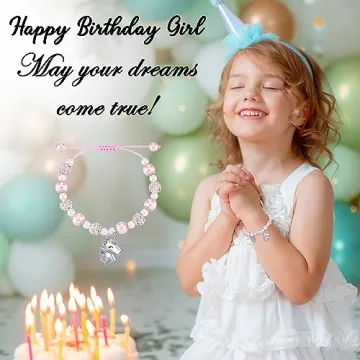Unicorn Birthday Gifts for 5 Year Old Girls Jewelry