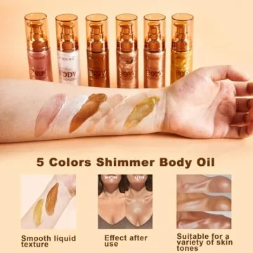 Glow with PHOERA Body Shimmer Oil for Radiant Skin