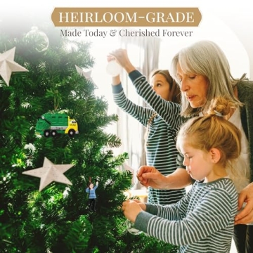 Personalized Dump Truck Christmas Ornament for Kids