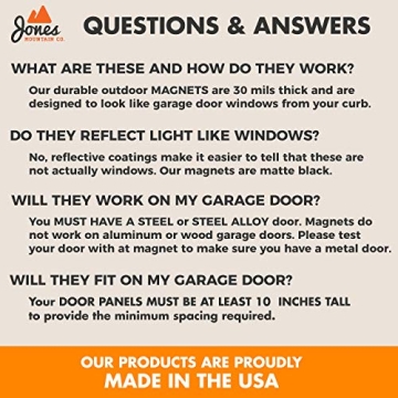 Upgrade Your Garage Door with Decorative Window Magnets