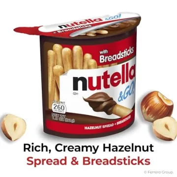 Nutella & GO! 12 Pack - Snack with Hazelnut Spread