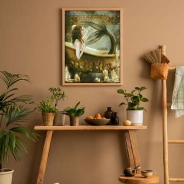 DIAMOND DOTZ Bath time Mermaid Diamond Painting Kits for Adults - Diamond Art Kits a Relaxing Creative Craft Kit with Dotz Gems 26.8x20.5