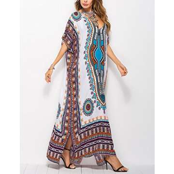 Buauty Beach-Cover-Up-Women Summer Caftan Dresses Plus Size