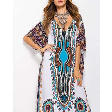 Buauty Beach-Cover-Up-Women Summer Caftan Dresses Plus Size