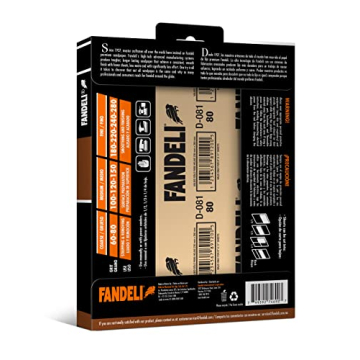 Fandeli Multi-Purpose Sandpaper 220 Grit 25 Sheets