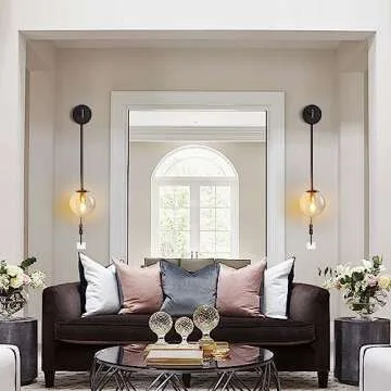 Elegant Adjustable KUZZULL Wall Sconces Set for Any Space