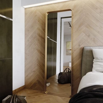 Upland Oaks Gold Full-Length Mirror for Stylish Decor