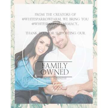 White Sparrow Farmacy Organic Grass Fed Tallow Balm - (Lavender & Honey) Organic Tallow from Grass Fed Cows & All Organic ingredients. For Face and Body. (2.0 oz)…