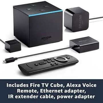 Refurbished Fire TV Cube with 4K Streaming & Alexa