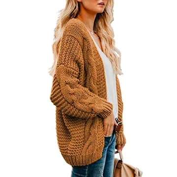 Cozy Open Front Cardigan for Women | Astylish Chunky Sweater