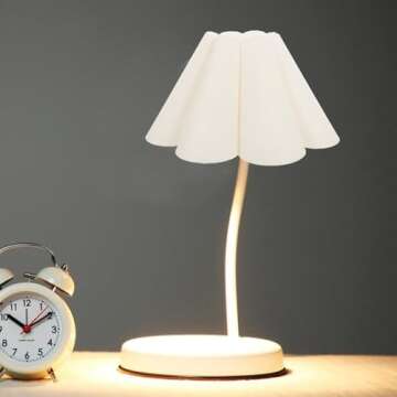 DOITOOL 1Pc Petal Table Lamp Shade household decor vintage table lamp retro home decor Petal Lampshade Replacement Light Cover Korean Style Lampshade Petal Design Lampshade Home Lampshade