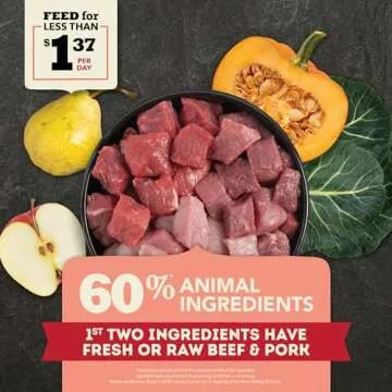 ACANA Grain Free Dry Dog Food, Red Meat Recipe 25lb