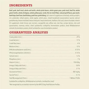 ACANA Grain Free Dry Dog Food, Red Meat Recipe 25lb