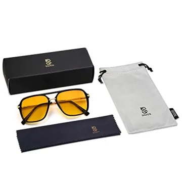 SOJOS Retro Polarized Sunglasses for All - Stylish & UV Protected