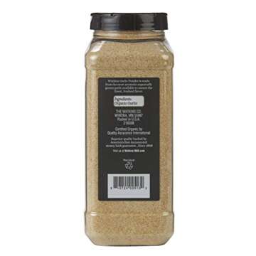 Watkins Gourmet Organic Garlic Powder - 22 oz Bottle of Pure Flavor