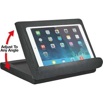 Ontel Pillow Pad: Soft Multi-Angle Tablet Stand