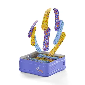 Welly Bandages | Flexible Fabric Bravery Badges 48 Count | Fun Dog Patterns