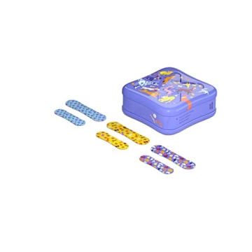 Welly Bandages | Flexible Fabric Bravery Badges 48 Count | Fun Dog Patterns