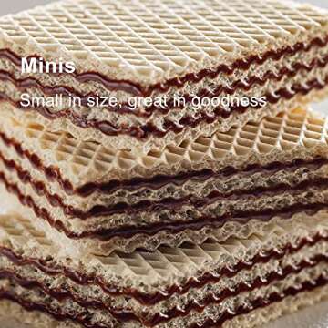 Loacker Minis Wafer Variety Pack - 30% Less Sugar - Premium Assorted Cream Filled Wafer Cookies - Mi...
