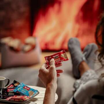 Loacker Minis Wafer Variety Pack - 30% Less Sugar - Premium Assorted Cream Filled Wafer Cookies - Mix of Hazelnut, Chocolate and Vanilla Crispy Wafers - NON-GMO - Sustainably Sourced Ingredients - 10g/0.35oz, 40 Individually Wrapped Snack Packs (mix)