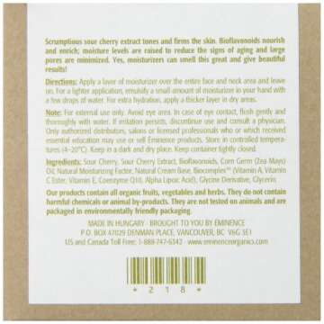 Eminence Sour Cherry Whip Moisturizer, 2 Ounce