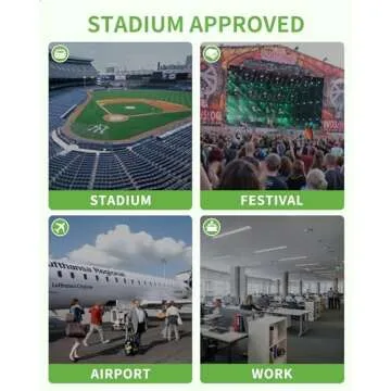 MAY TREE Clear Tote Bag Stadium Approved, Clear Beach Bag for Sports Work Security Travel Stadium Concert-White