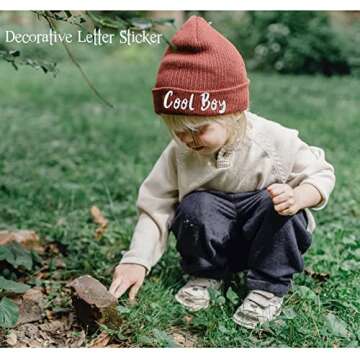 Waynoda 810-Piece Glitter Letter Stickers for DIY