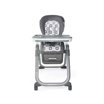 Ingenuity SmartServe 4-in-1 High Chair with Swing Out Tray – Clayton – High Chair, Toddler Chair, & Booster