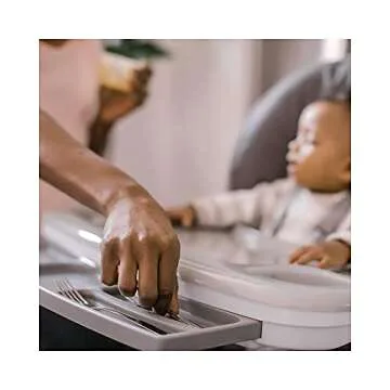 Ingenuity SmartServe 4-in-1 High Chair with Swing Out Tray – Clayton – High Chair, Toddler Chair, & Booster