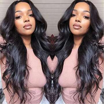 UNICE Hair Body Wave U Part Wig Human Hair for Women Brazilian Virgin Hair Upart Wig Glueless None L...