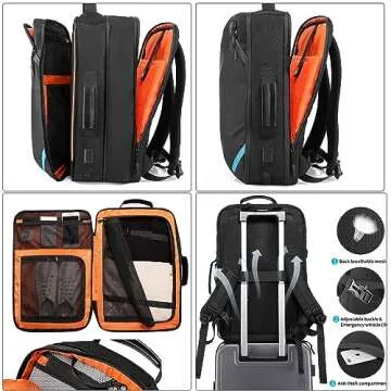 TANGCORLE Travel Carry on Backpack - Expandable 45L