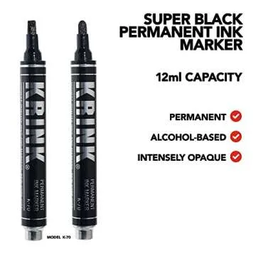 Krink K-70 Black Permanent Marker for Artists