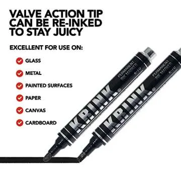 Krink K-70 Black Permanent Marker for Artists