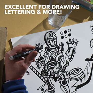 Krink K-70 Black Permanent Marker for Artists