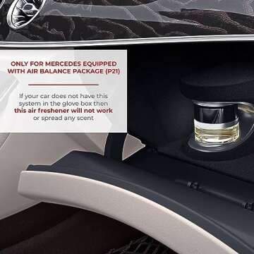 Boxiti Set – Sports Mood for Mercedes Benz Air Freshener System, Genuine Perfume for Mercedes, Int...