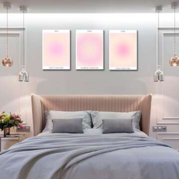 Trendy Aesthetic Canvas Wall Art Set of 3 for Any Space