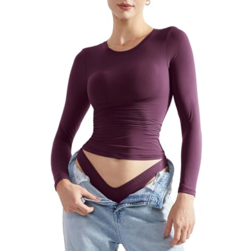 SUUKSESS Women Double Lined Fitted Basic Tee Shirts