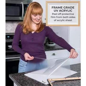 32x40 Frame Black Picture Frame - Complete Modern Photo Frame Includes UV Acrylic Shatter Guard Front, Acid Free Foam Backing Board, Hanging Hardware Wood Wall Frames for Family Photos - no Mat