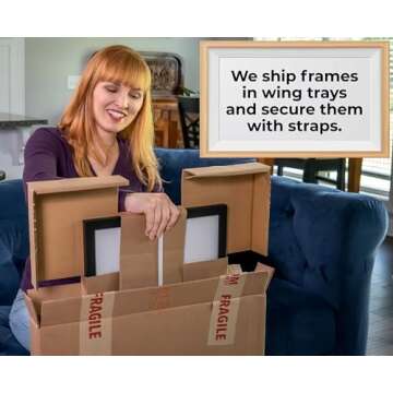 32x40 Frame Black Picture Frame - Complete Modern Photo Frame Includes UV Acrylic Shatter Guard Front, Acid Free Foam Backing Board, Hanging Hardware Wood Wall Frames for Family Photos - no Mat