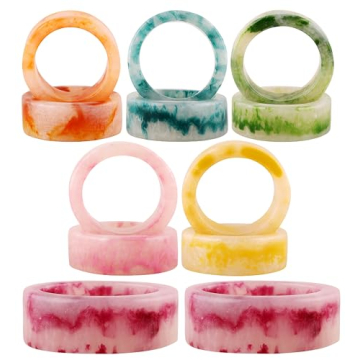 Elegant Napkin Rings Set of 12 for All Occasions - Pastel Decor