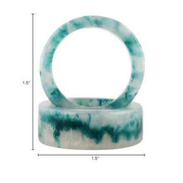 Elegant Napkin Rings Set of 12 for All Occasions - Pastel Decor