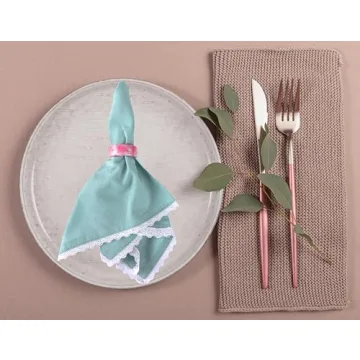 Elegant Napkin Rings Set of 12 for All Occasions - Pastel Decor