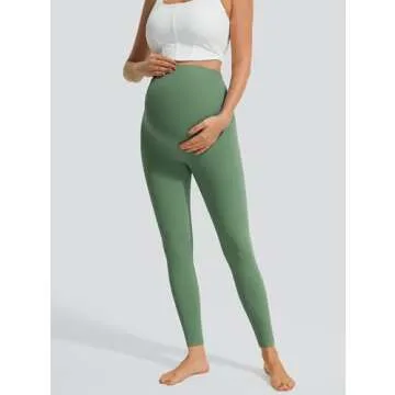 JOYSPELS Maternity Leggings with Pockets for Comfort
