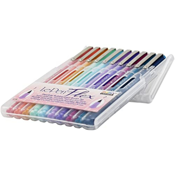 Explore Marvy Uchida Le Flex 10 Piece Pastel Pens for Creativity